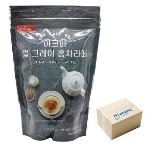 아크바 카페 얼그레이 홍차라떼 파우더 500g 1박스 12개