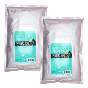 복음자리 그린티 민트초코칩 파우더 900g 2개세트