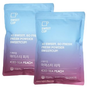 스위트컵 아이스티 피치 파우더 1kg 2개세트
