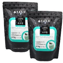 타코 그린티 민트초코칩 리필 870g 2개세트