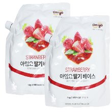 아임요 과일 베이스 딸기 1kg 2개세트
