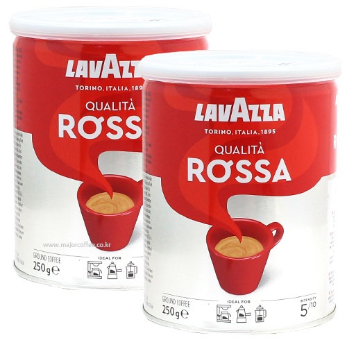 라바짜 퀄리타 로사 분쇄 캔 커피 250g 2개세트