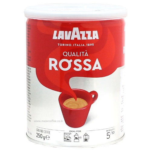 라바짜 퀄리타 로사 분쇄 캔 커피 250g