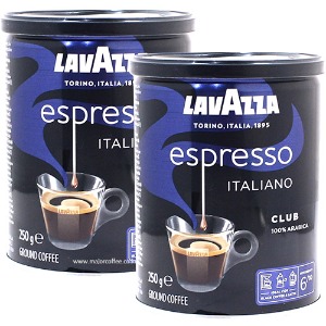 라바짜 퀄리타 클럽 분쇄 캔 커피 250g 2개세트