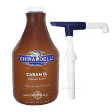 기라델리 카라멜 소스 2.56kg + 블루화이트펌프