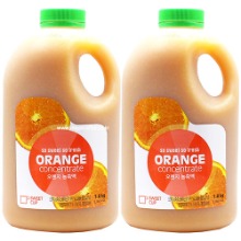 스위트컵 오렌지 농축액 1.8kg 2개세트